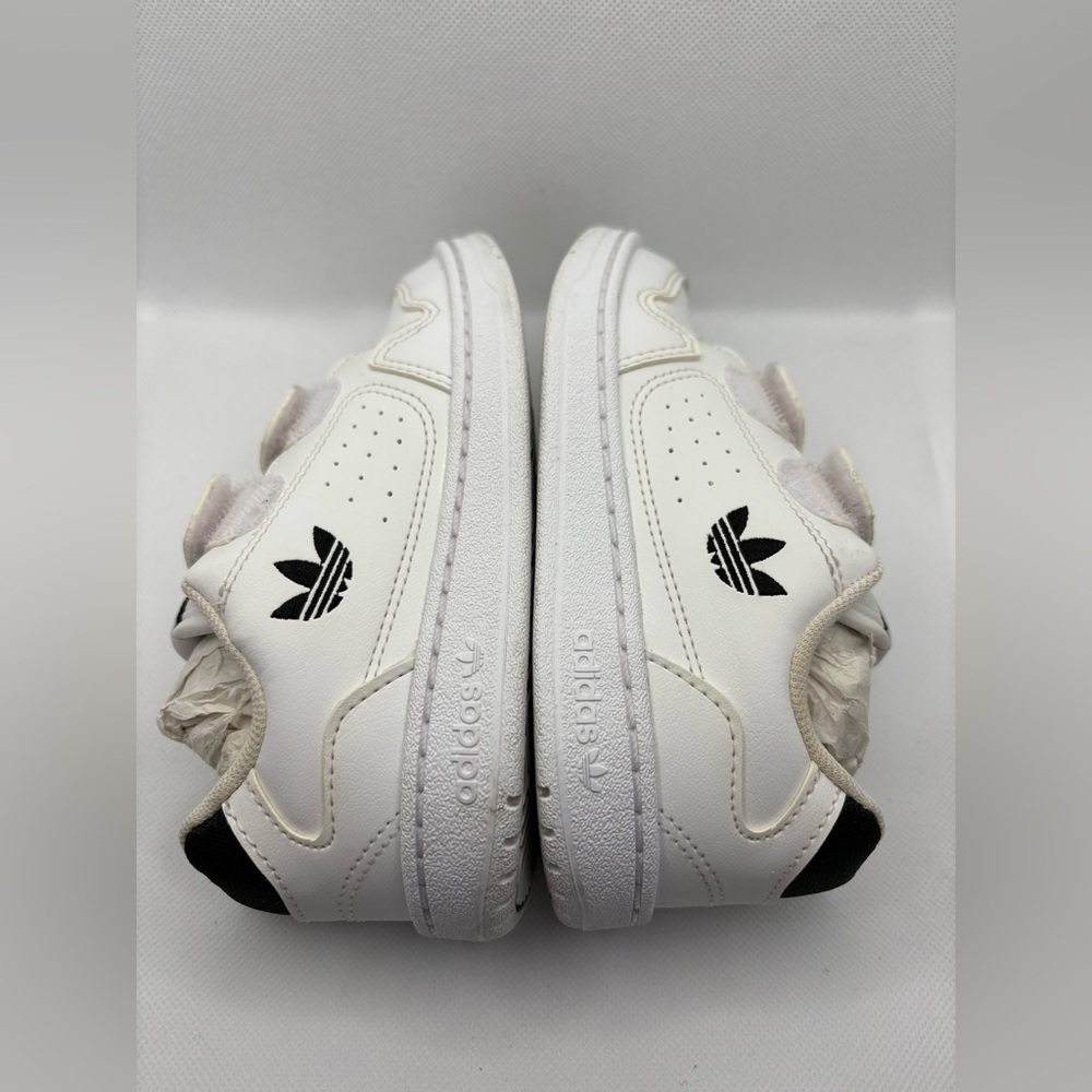 Adidas Kids Cream and White Velcro Sneakers - Picture 5 of 9